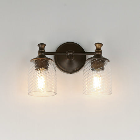Swirl 2-Light Wall Sconce