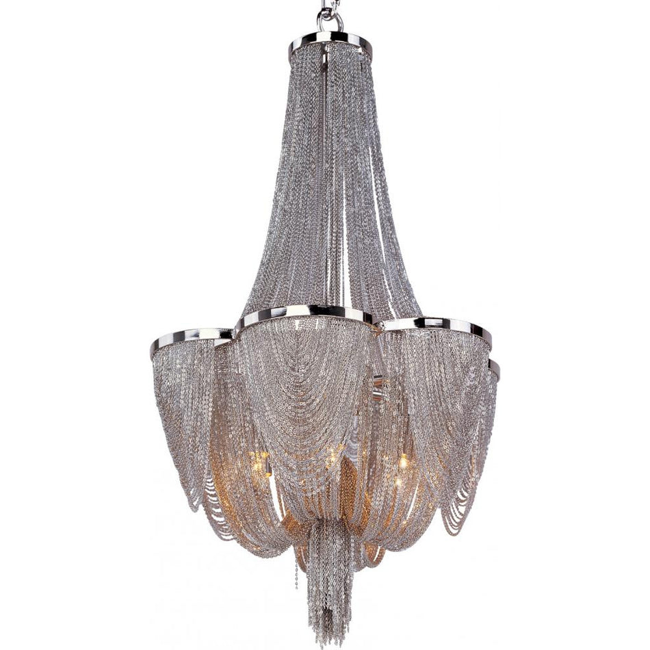 Chantilly-Single-Tier 6-Light Chandelier