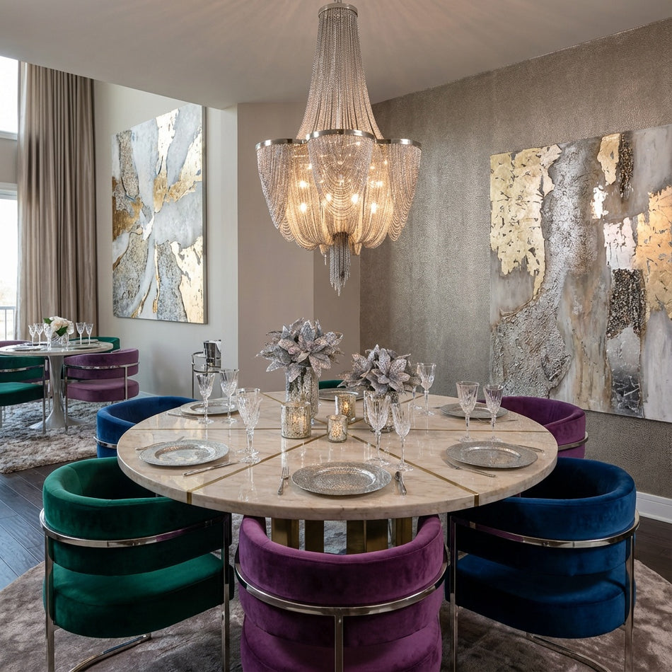 Designer Series Chantilly-Single-Tier 6-Light Chandelier by Maxim