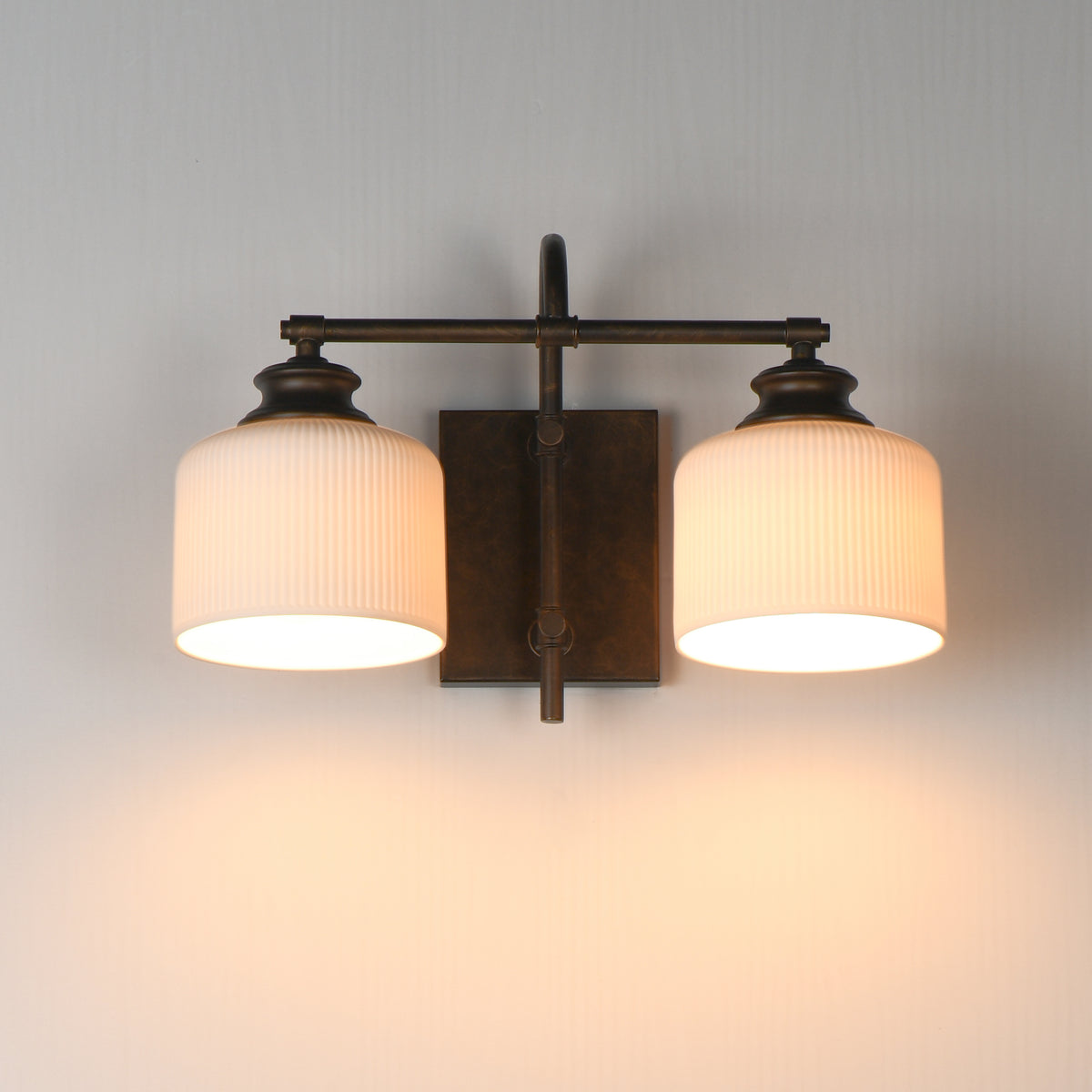 Bisque 2-Light Wall Sconce
