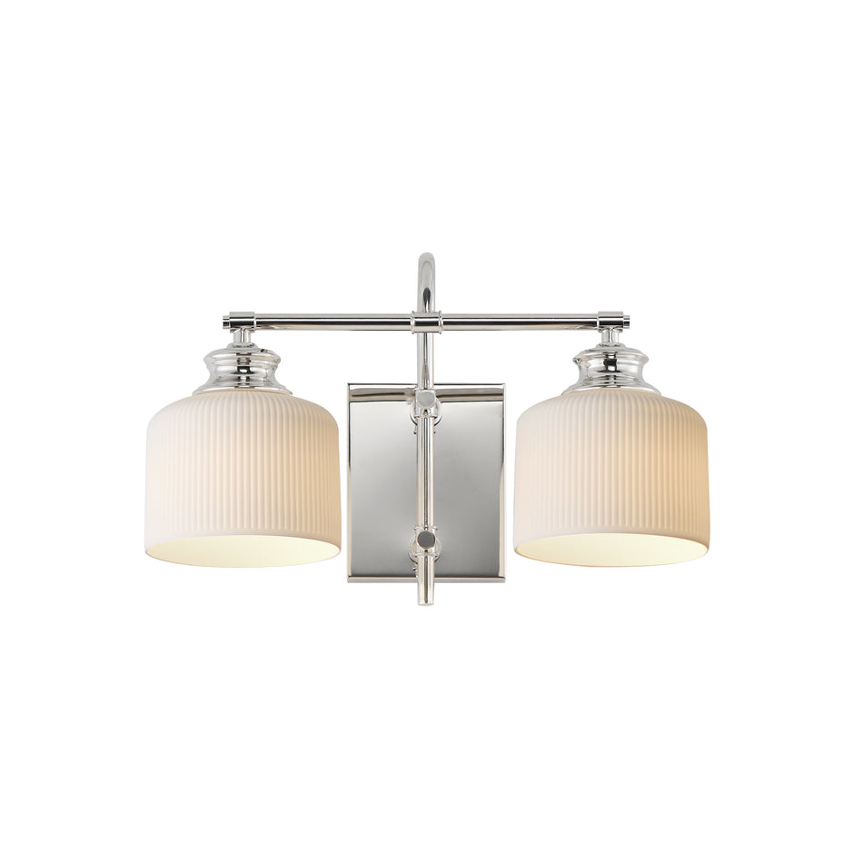 Bisque 2-Light Wall Sconce