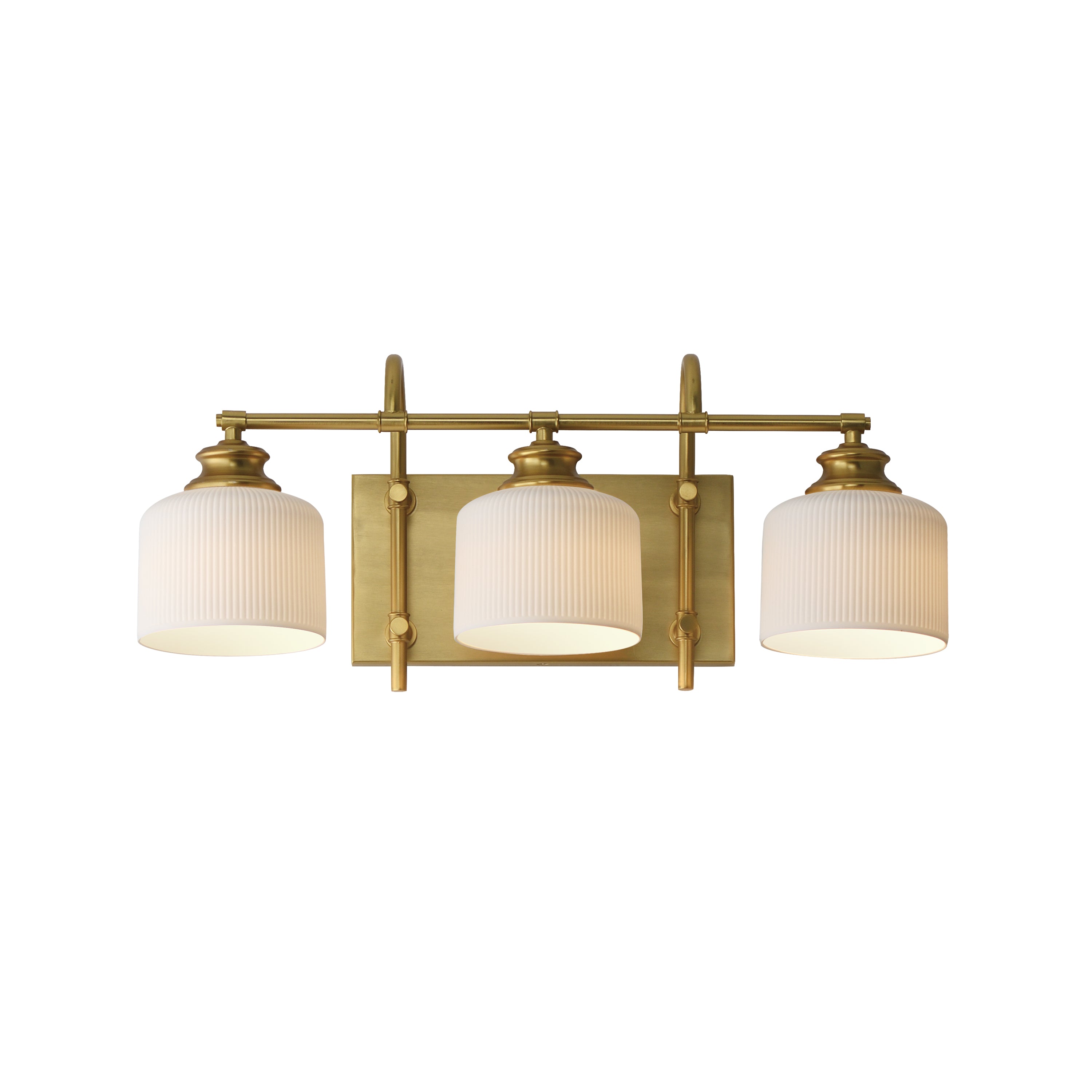Bisque 3-Light Bath Vanity