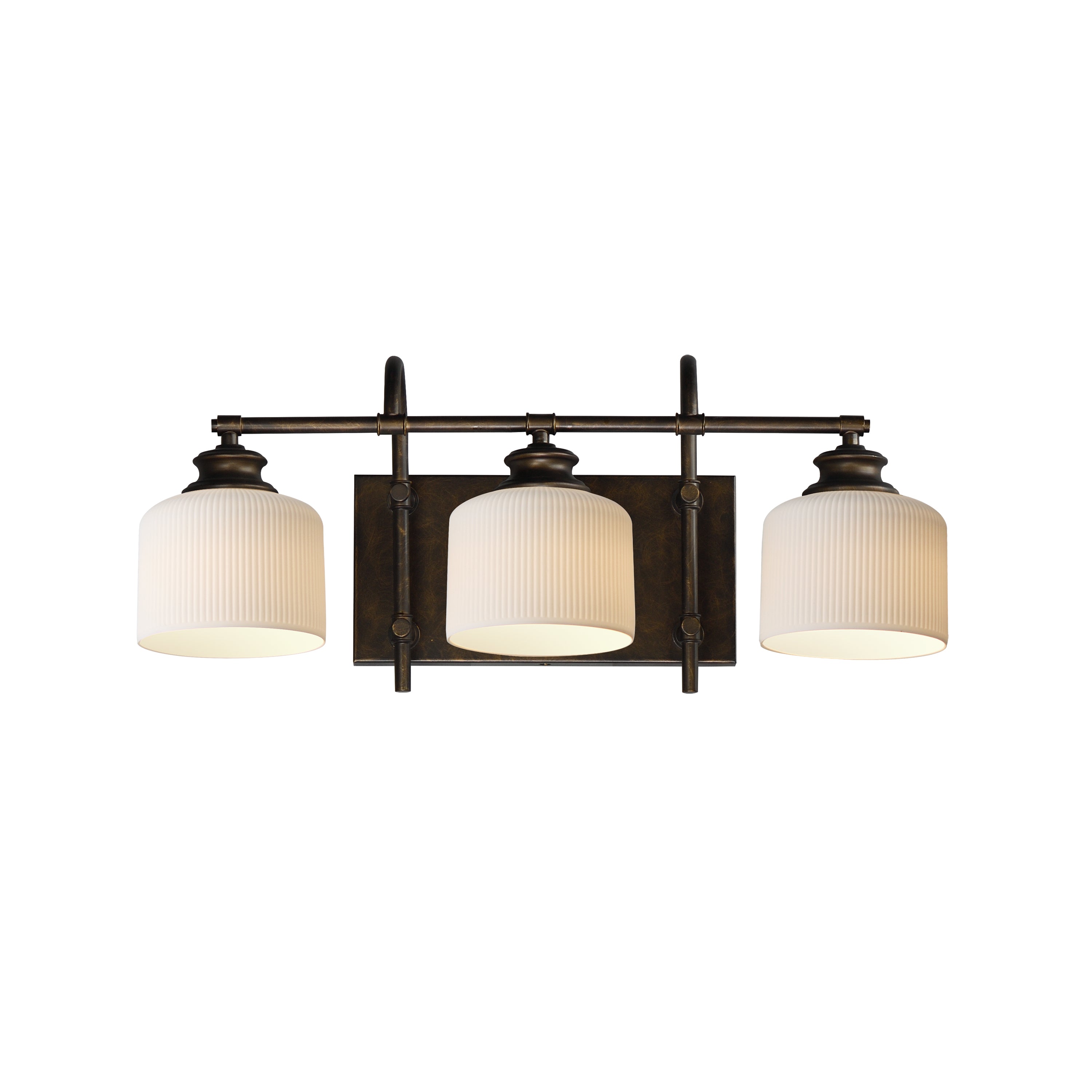 Bisque 3-Light Bath Vanity