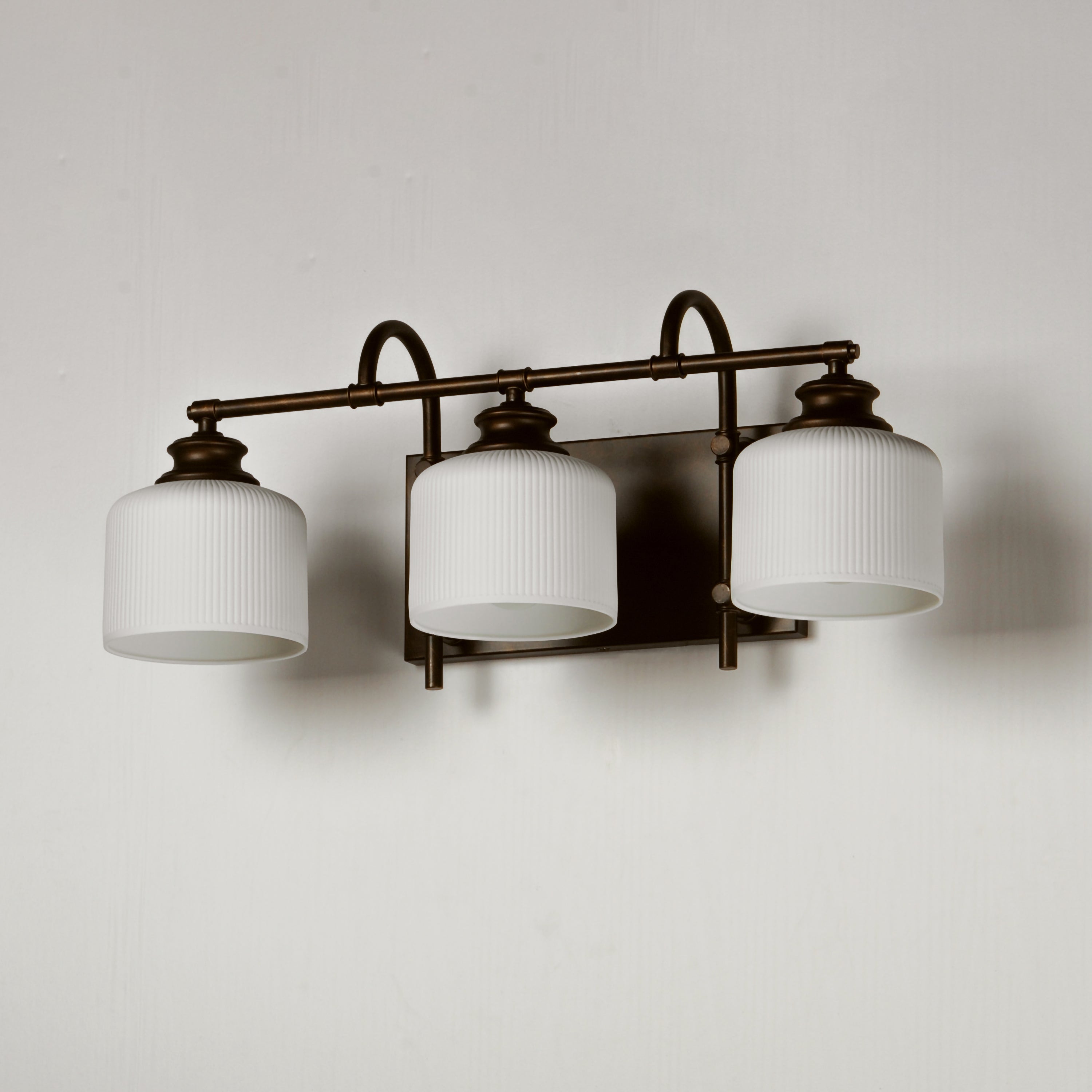 Bisque 3-Light Bath Vanity