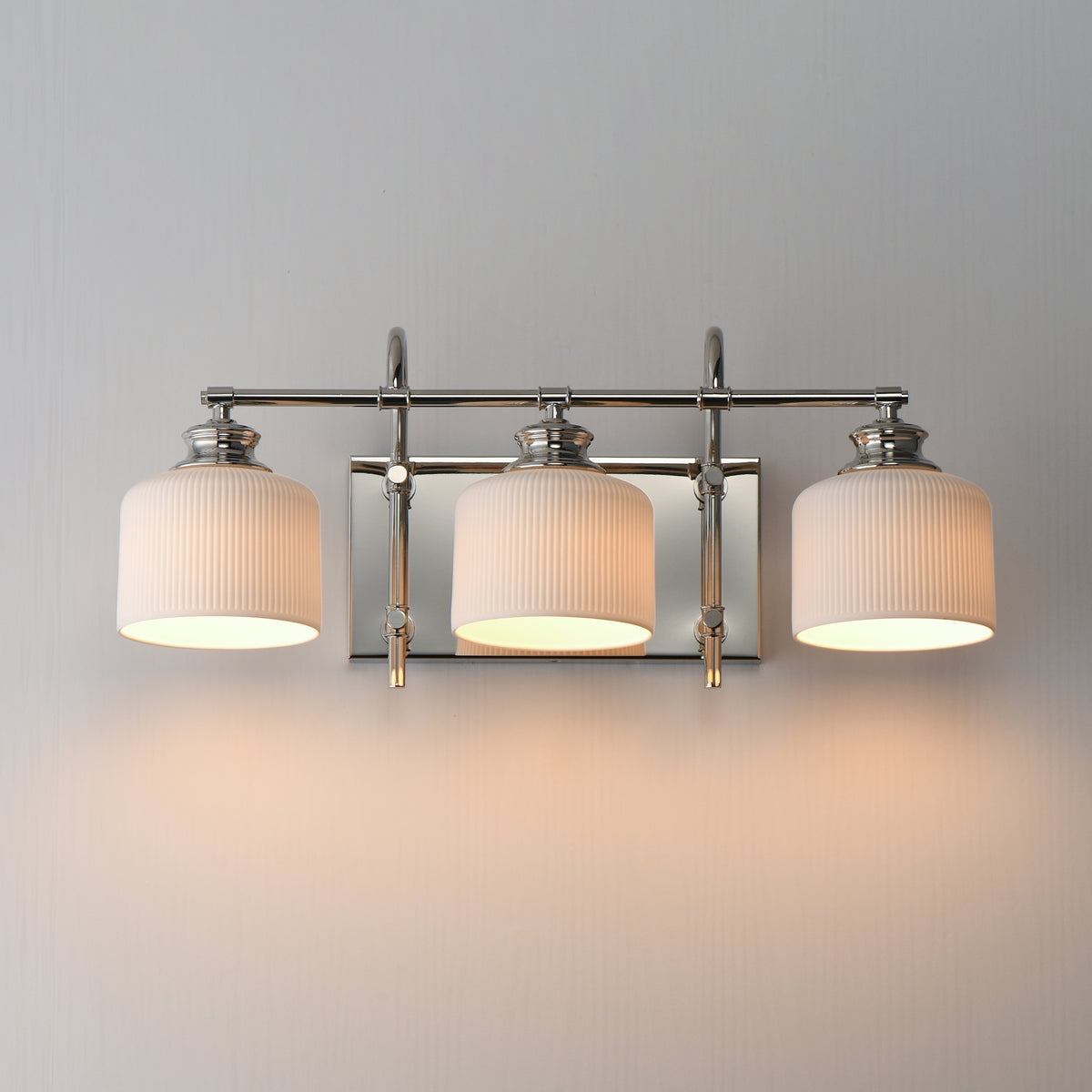 Bisque 3-Light Bath Vanity
