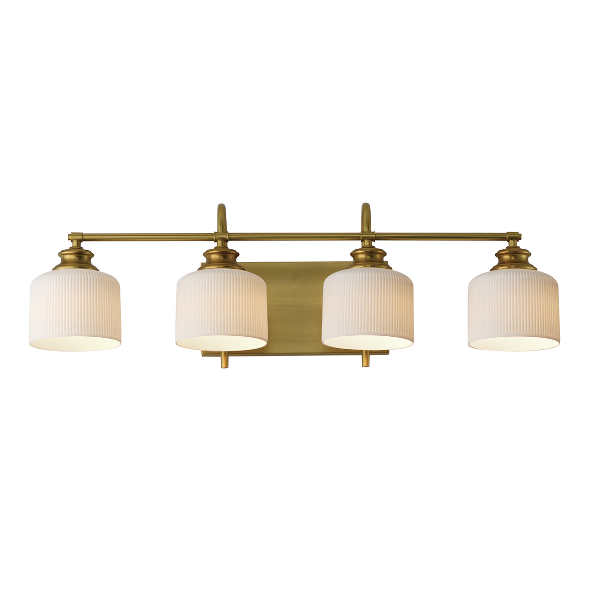 Bisque 4-Light Bath Vanity