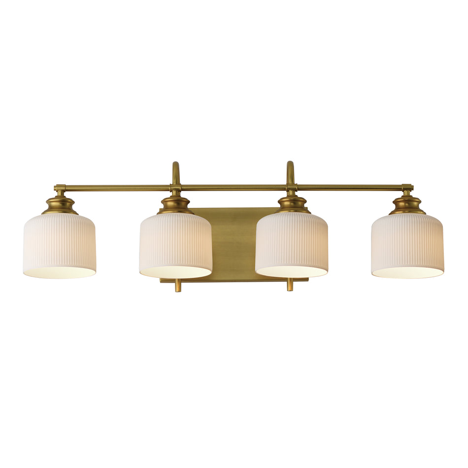 Bisque 4-Light Bath Vanity