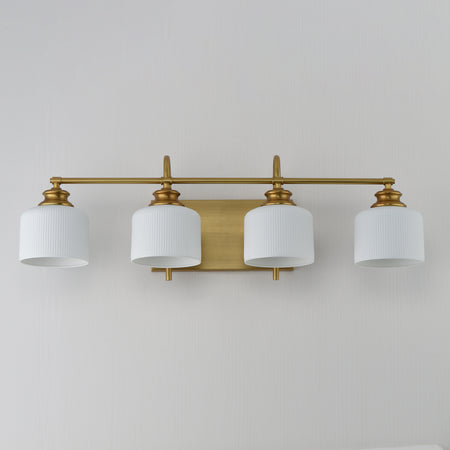 Bisque 4-Light Bath Vanity