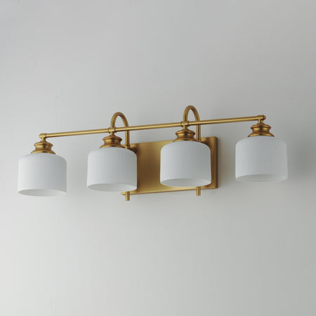 Bisque 4-Light Bath Vanity