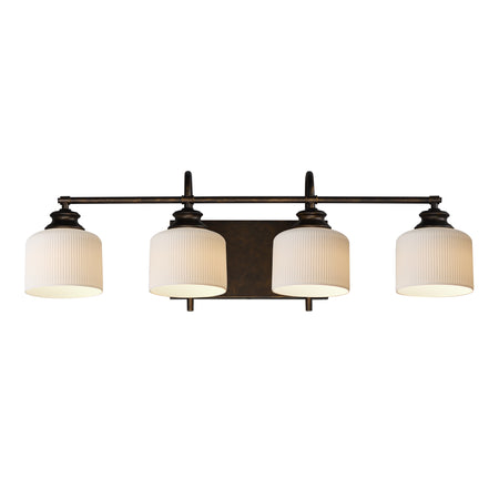 Bisque 4-Light Bath Vanity