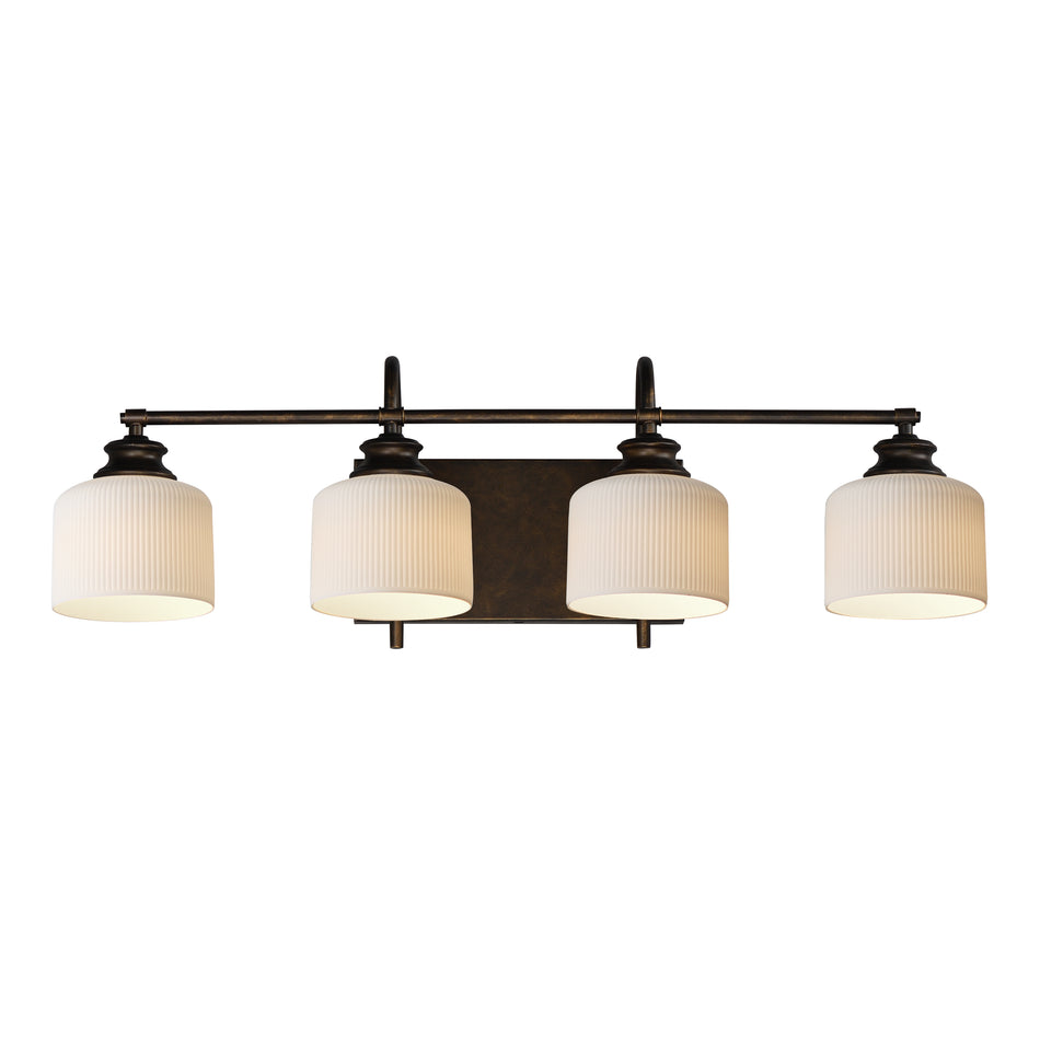 Bisque 4-Light Bath Vanity