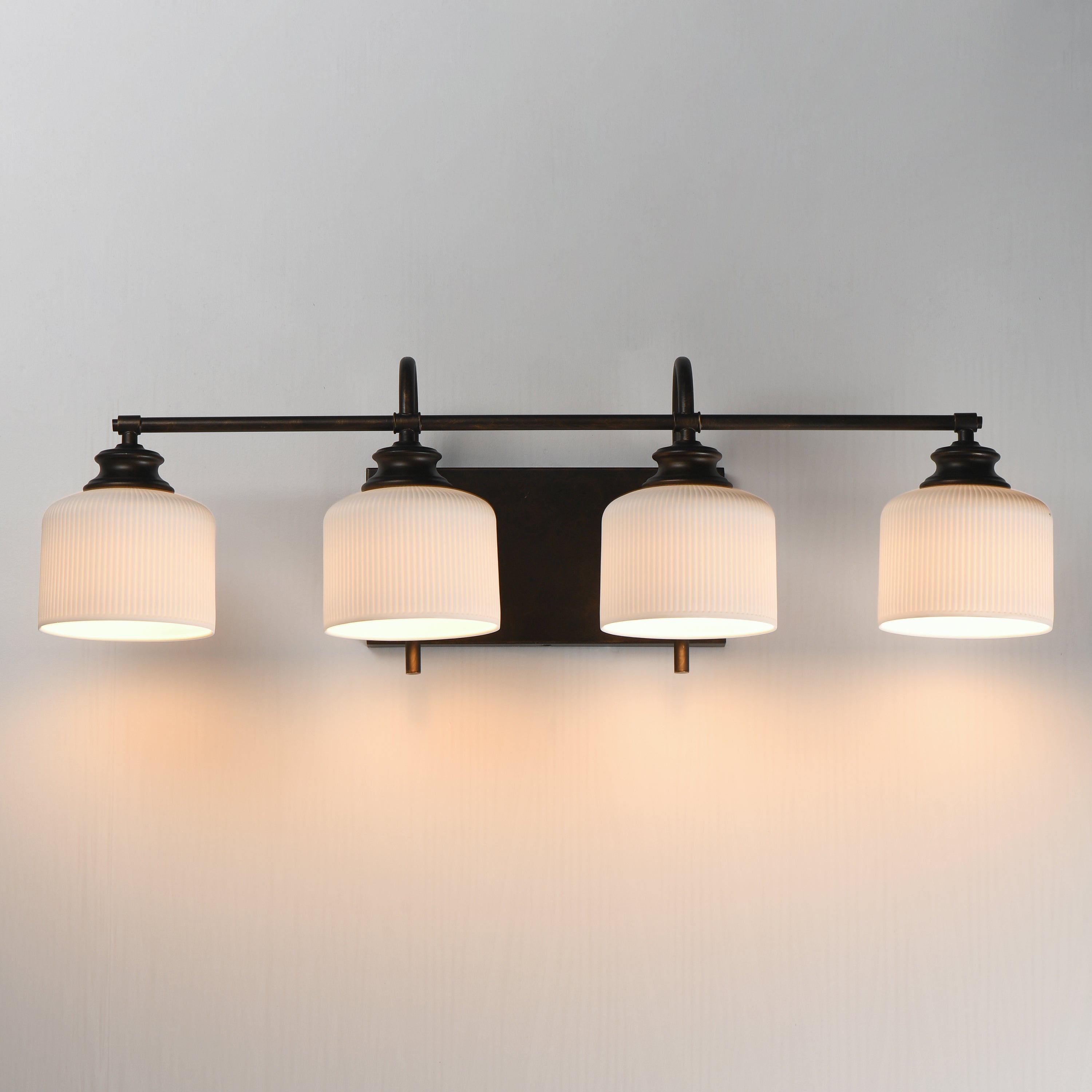 Bisque 4-Light Bath Vanity