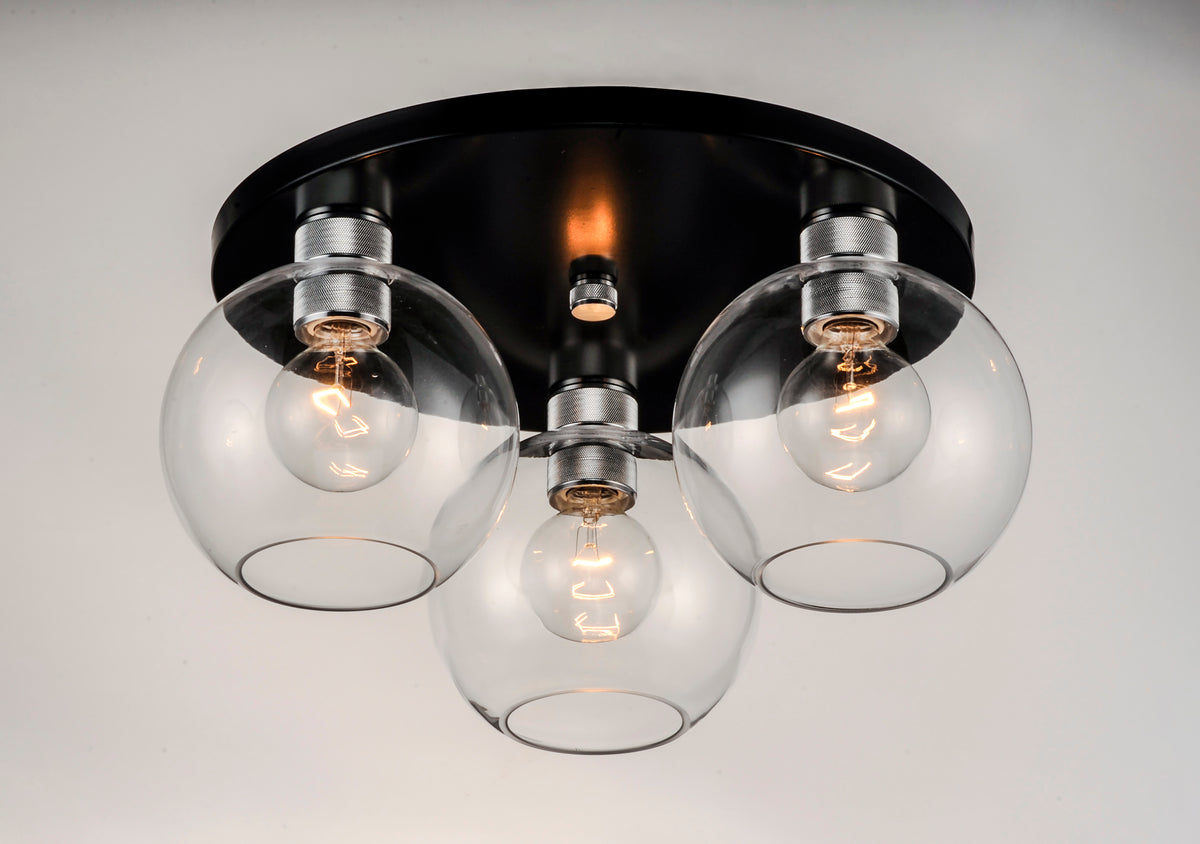Vessel 3-Light Flush Mount