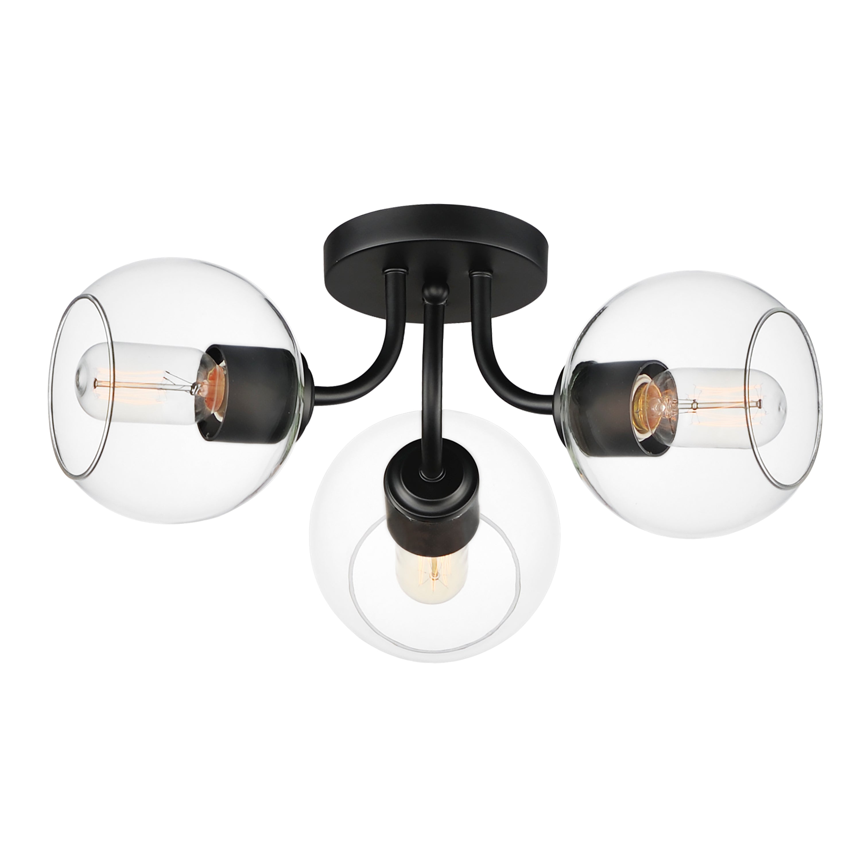 Knox 3-Light Semi-Flush Mount