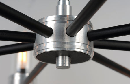 Dual 12-Light Chandelier