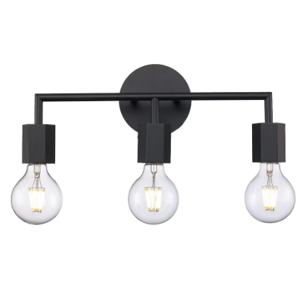 Placerville Bulb-Style Industrial 3-Light Vanity Light by TransGlobe