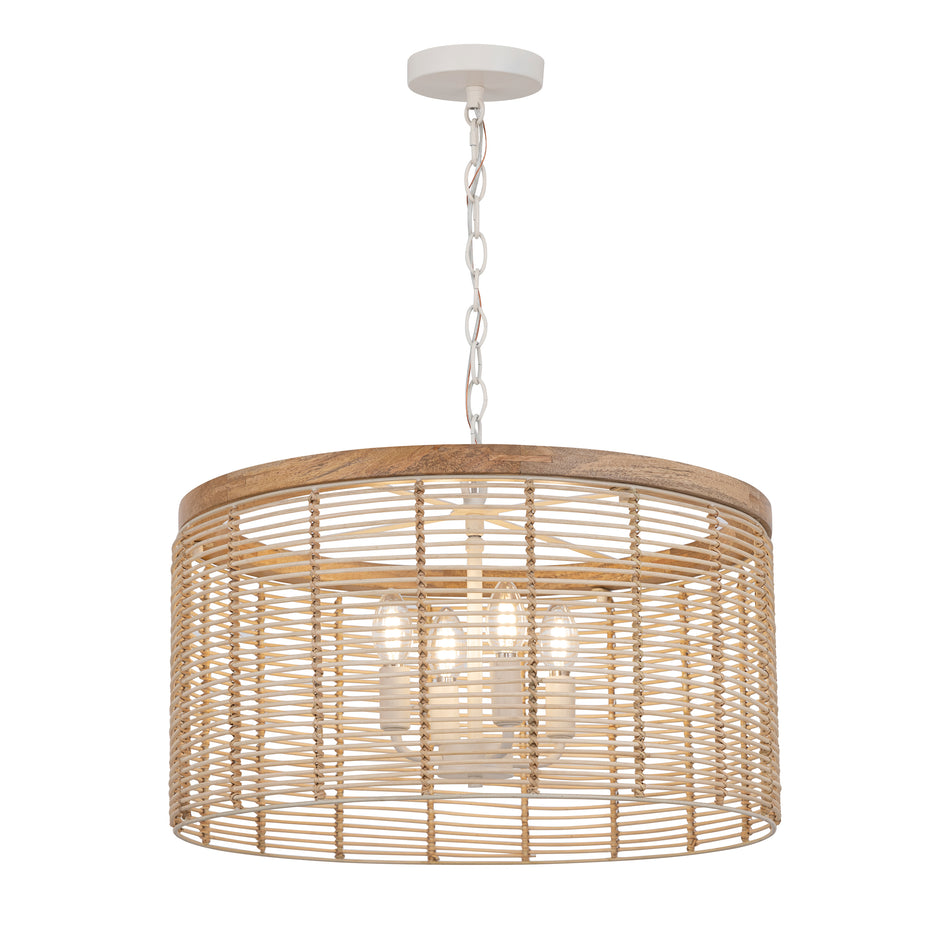 Vannerie 4-Light Pendant