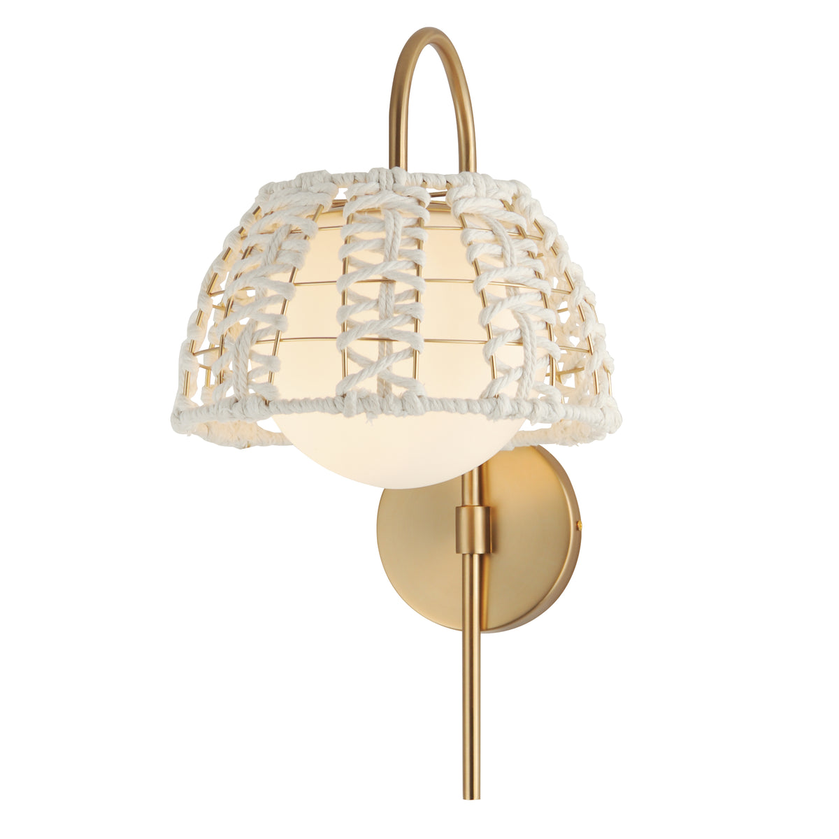 Macrame 1-Light Wall Sconce
