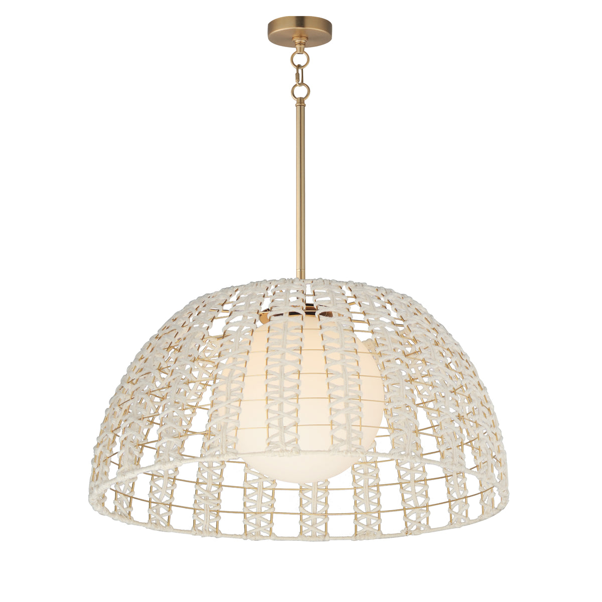 Macrame 1-Light Pendant