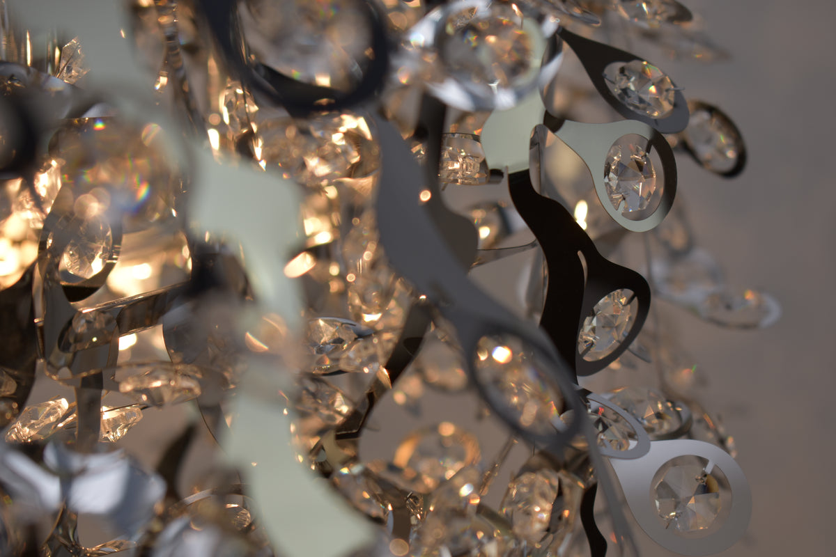 Comet 35" Crystal Pendant