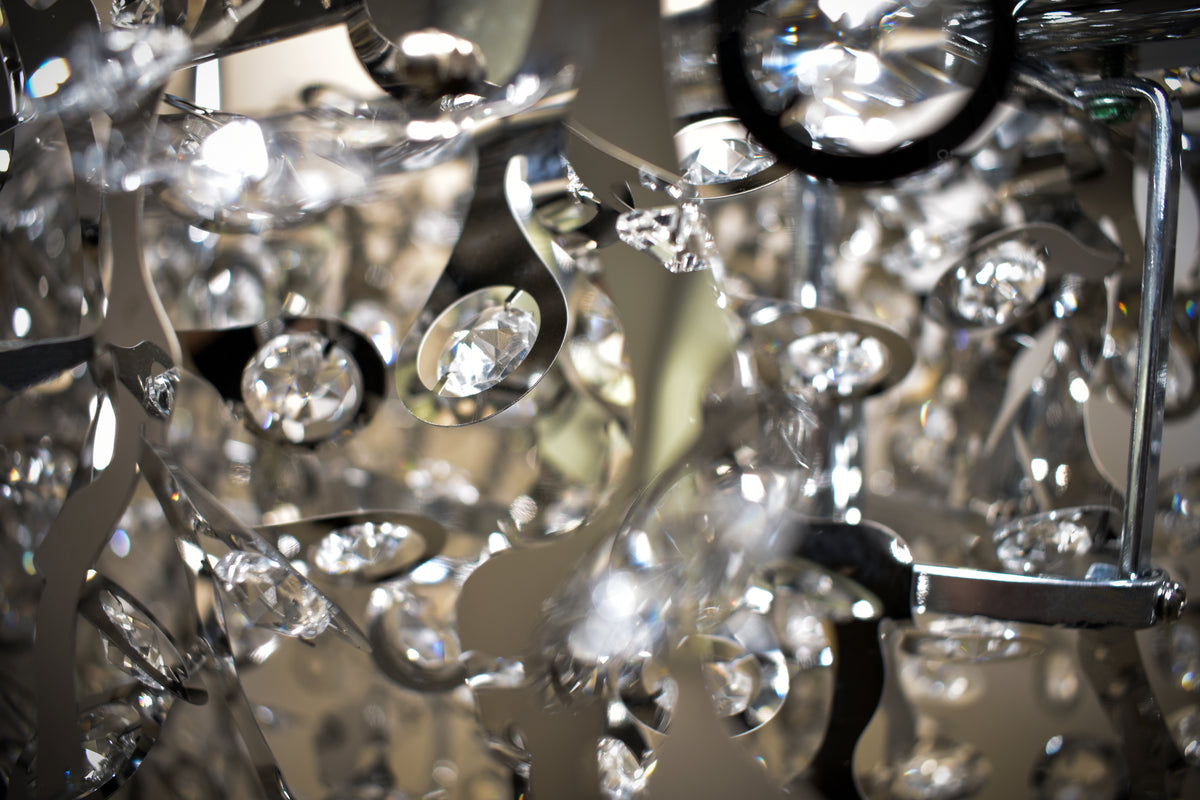 Comet 35" Crystal Pendant