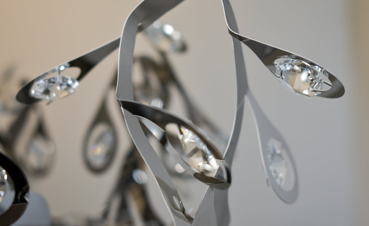 Comet 35" Crystal Pendant