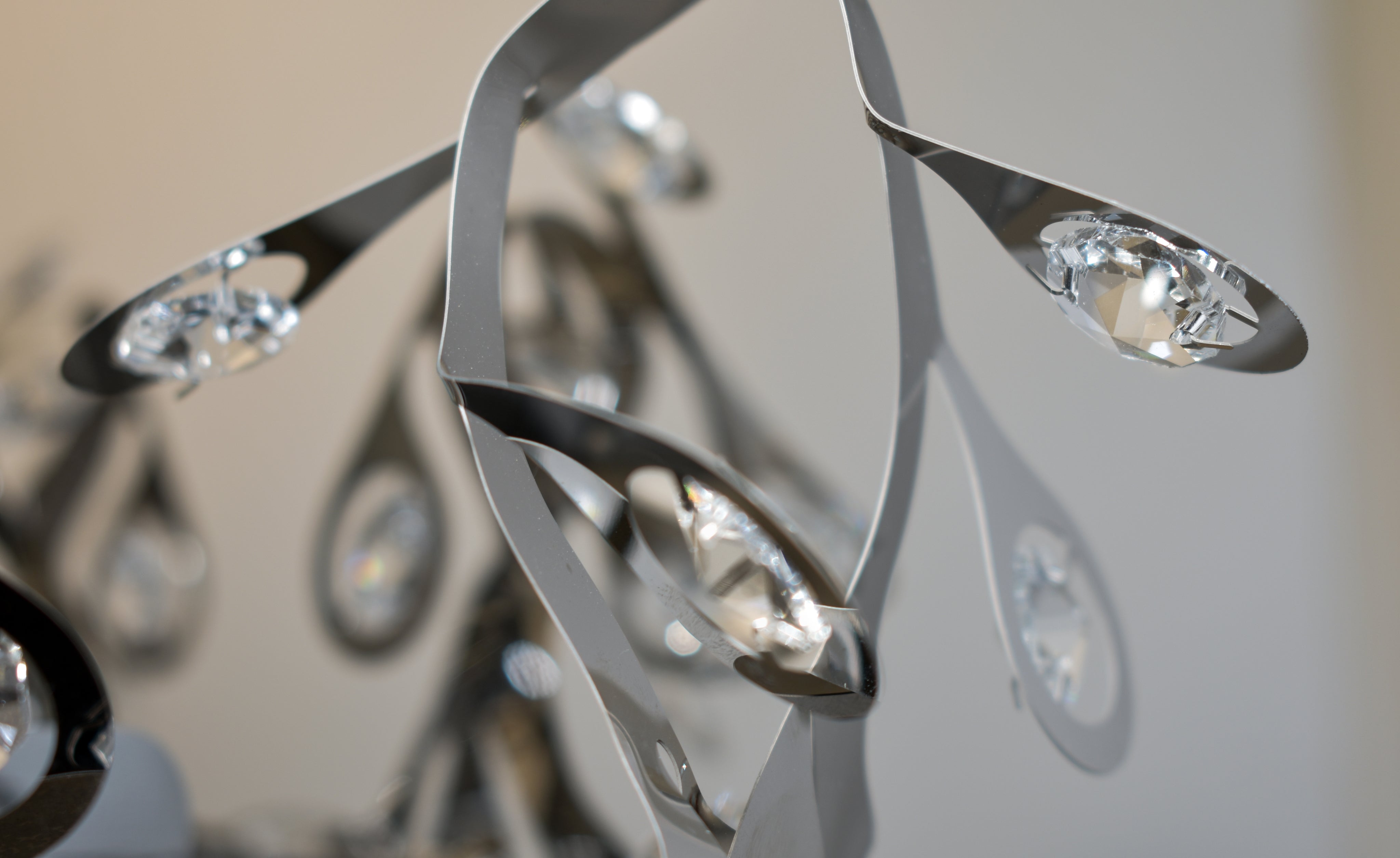 Comet 35" Crystal Pendant