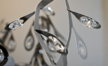 Comet 35" Crystal Pendant