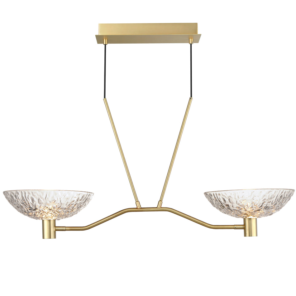 Metropolis 2-Light Linear LED Pendant