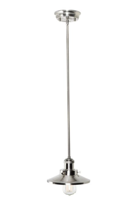 Mini Hi-Bay 1-Light Pendant Stem Hung W/Bulb