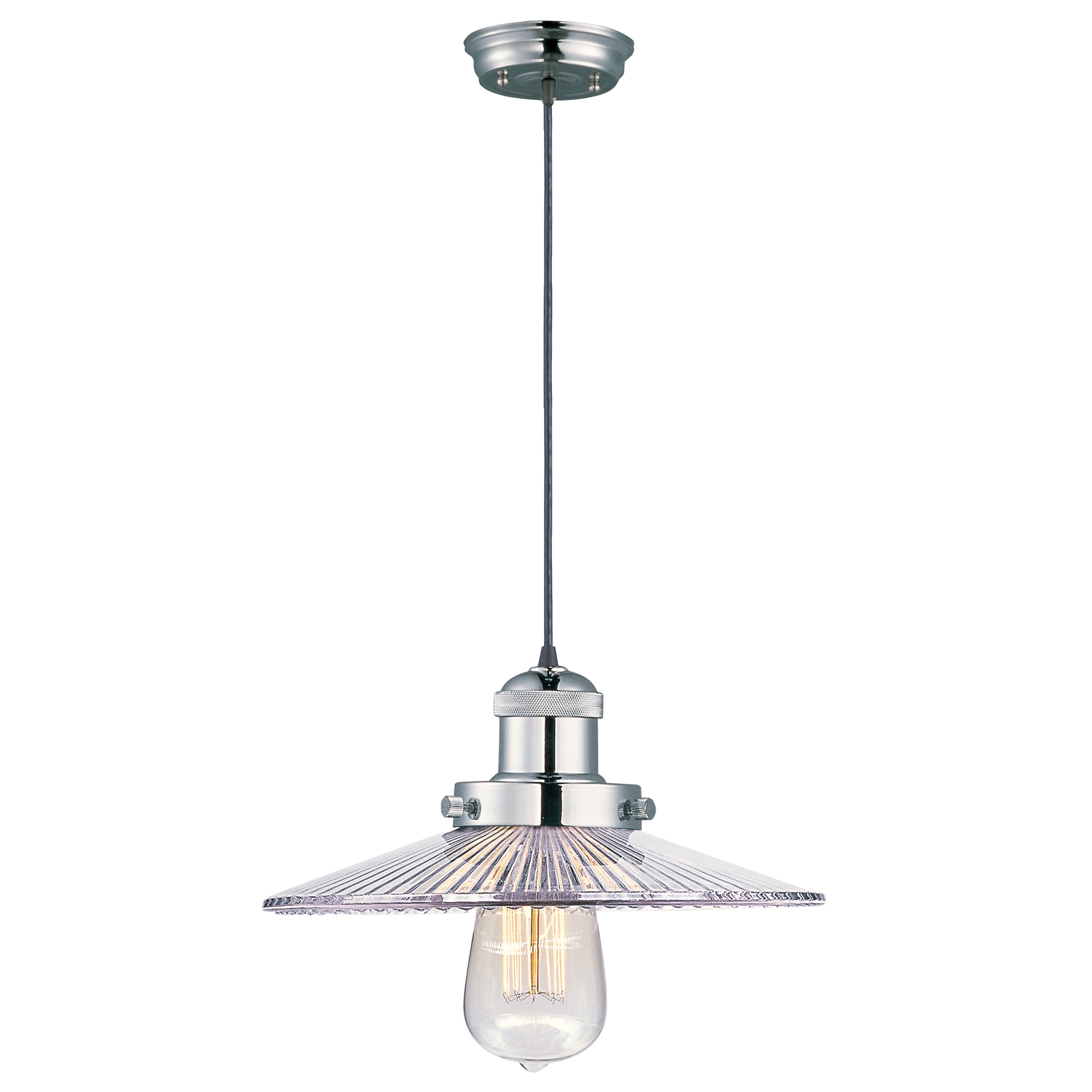 Mini Hi-Bay 1-Light Pendant Stem Hung