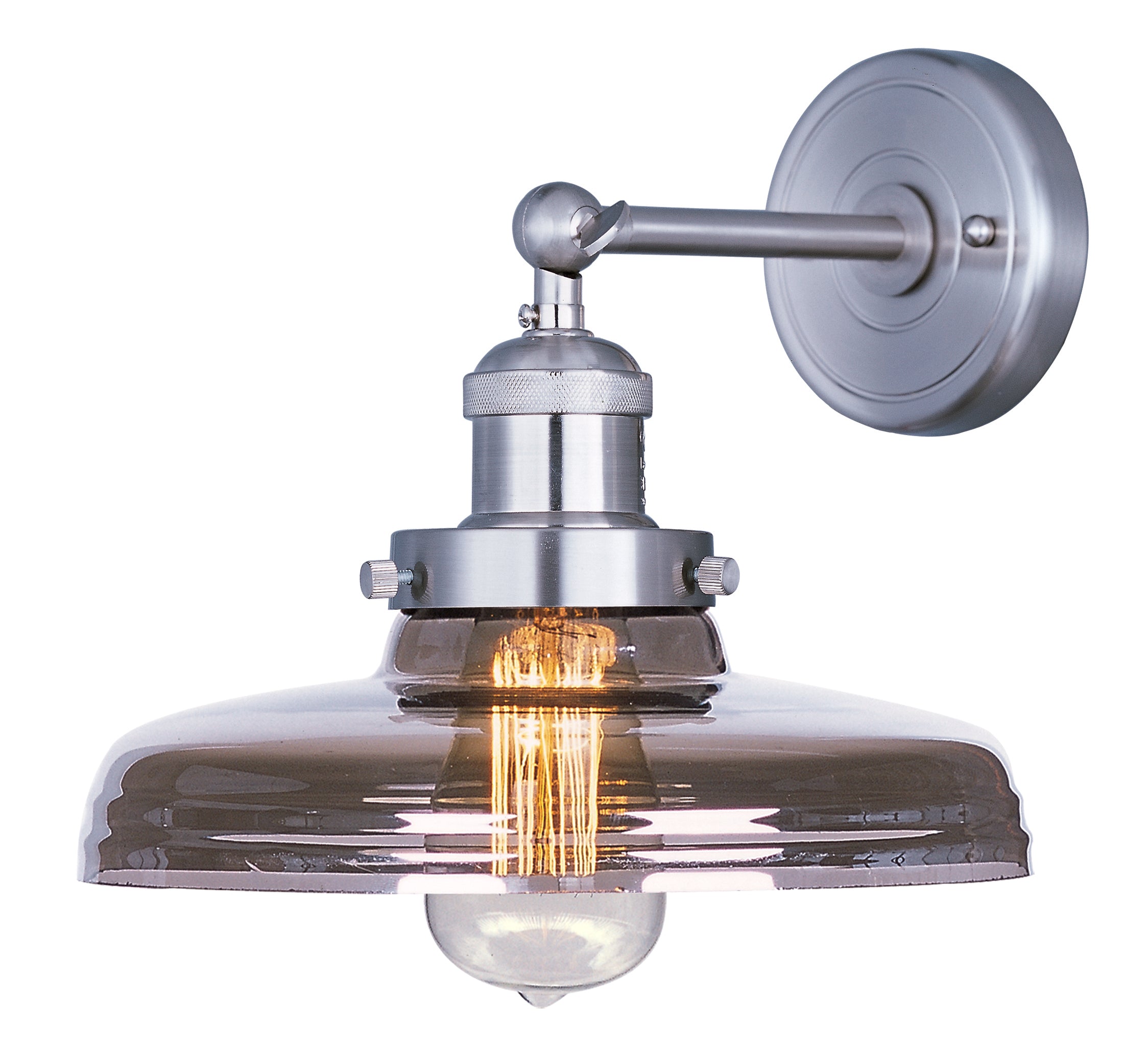 Mini Hi-Bay 1-Light Wall Sconce W/Bulb