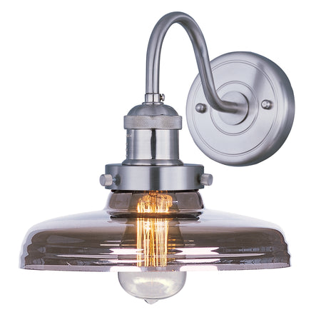 Mini Hi-Bay 1-Light Wall Sconce W/Bulb