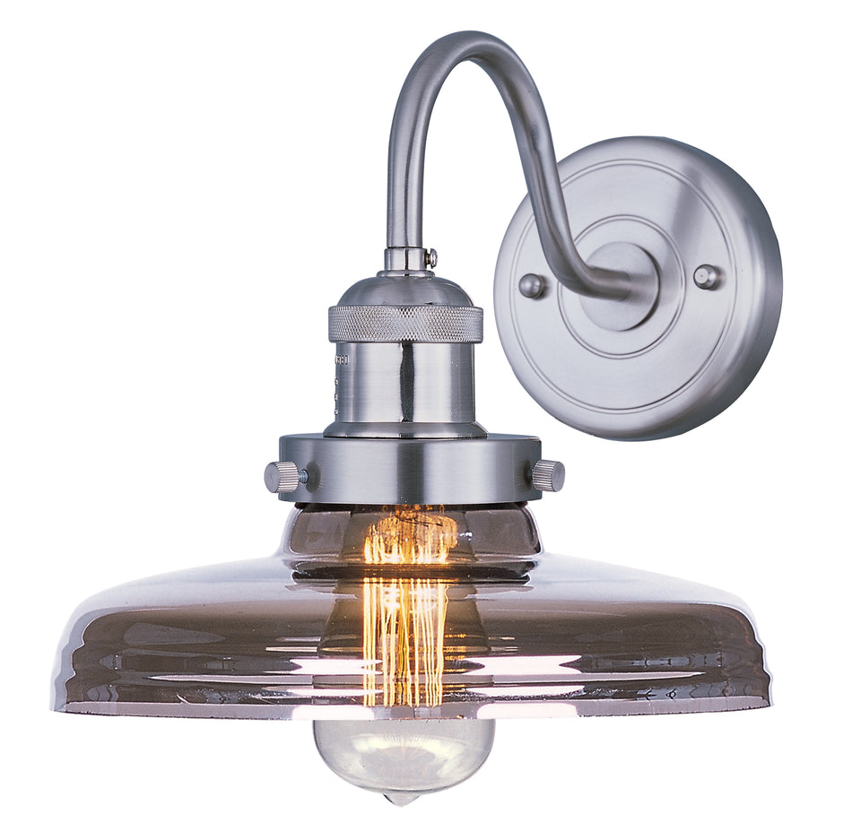 Mini Hi-Bay 1-Light Wall Sconce W/Bulb