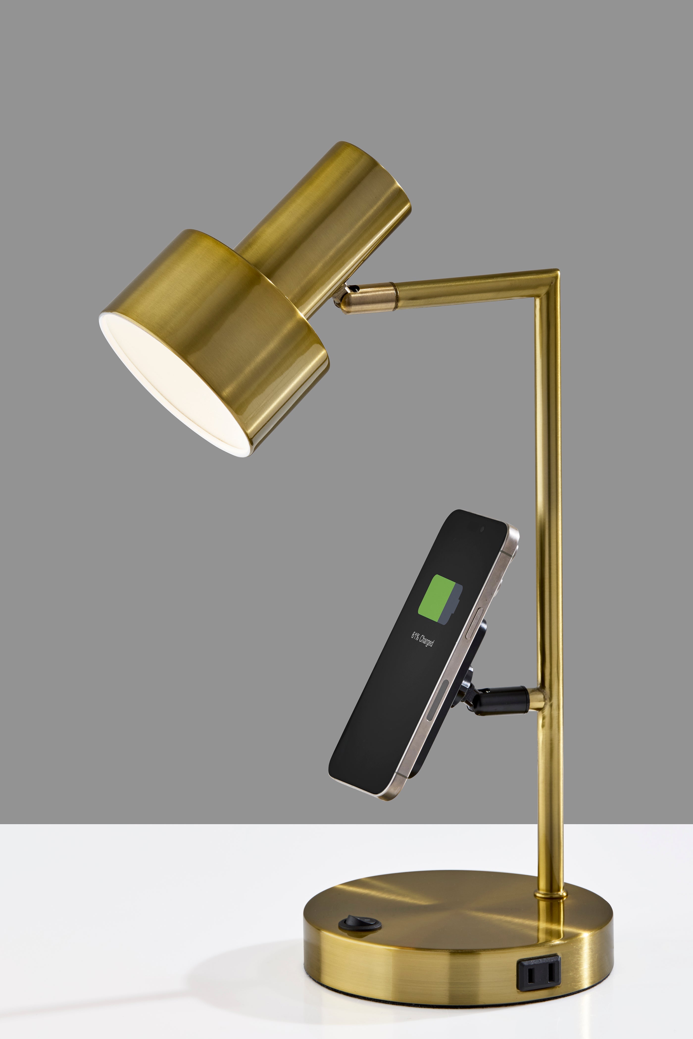 Rowe Supercharger Desk- Antique Brass