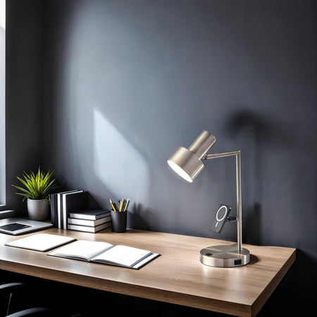 Rowe Supercharger Desk Lamp- Steel
