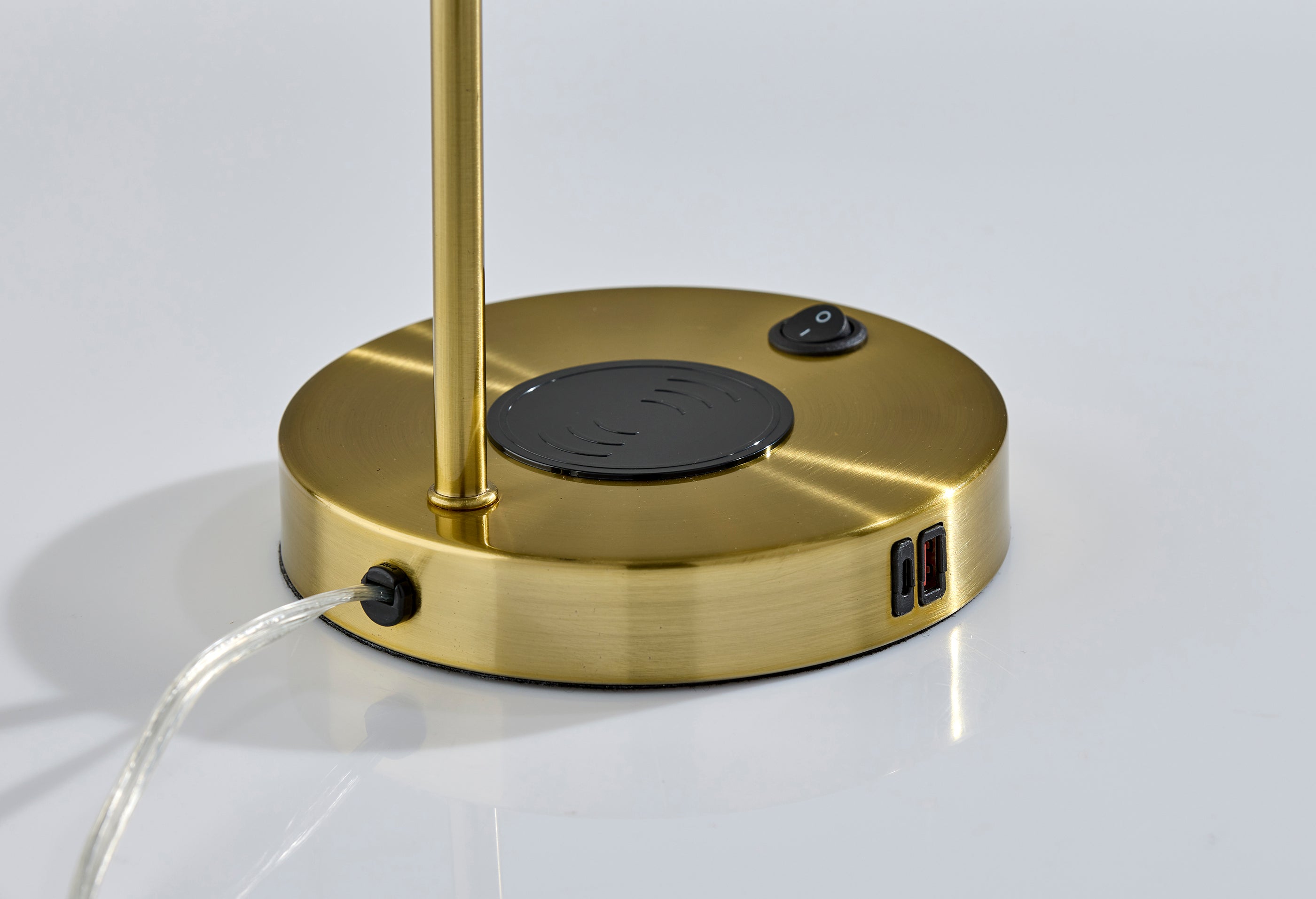 Rico Supercharger Desk Lamp- Antique Brass