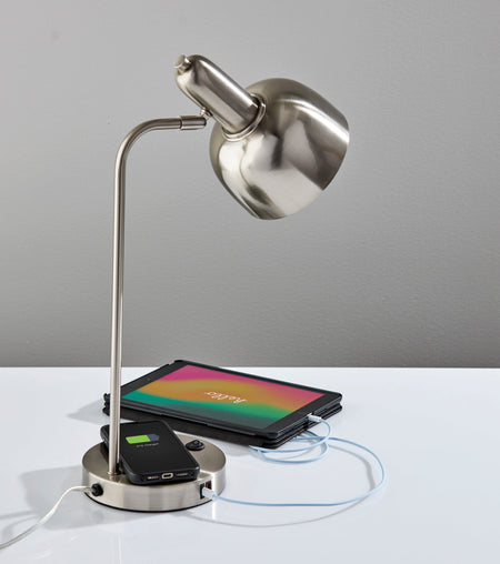 Rico Supercharger Desk Lamp- Steel