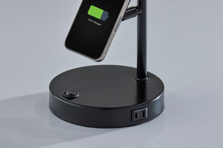 Wyatt Supercharger Desk Lamp- Black