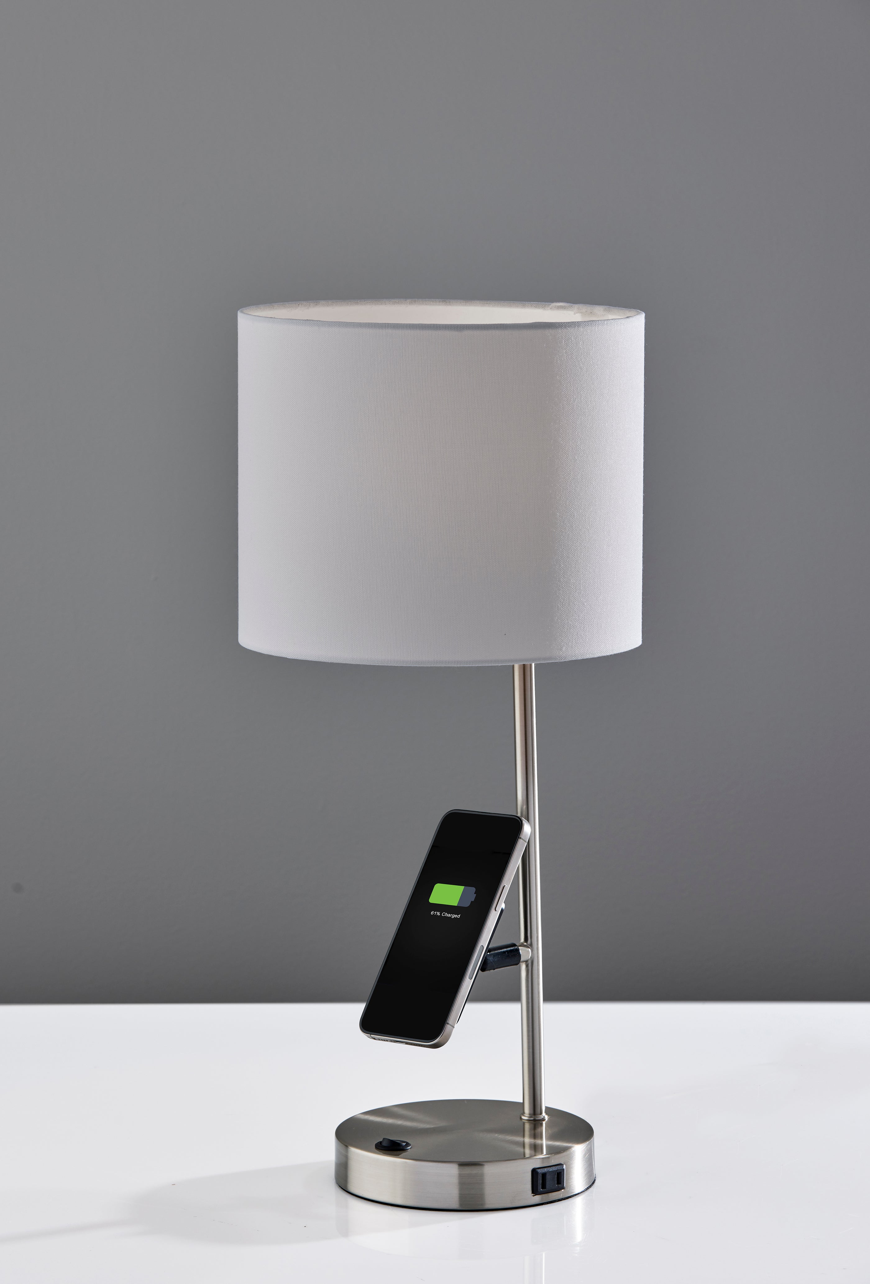 Wyatt Supercharger Desk Lamp- Steel