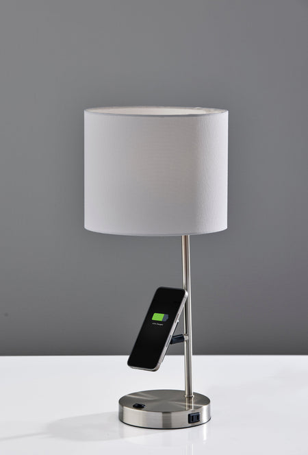 Wyatt Supercharger Desk Lamp- Steel