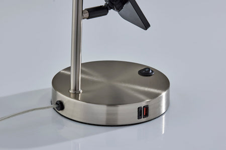 Wyatt Supercharger Desk Lamp- Steel