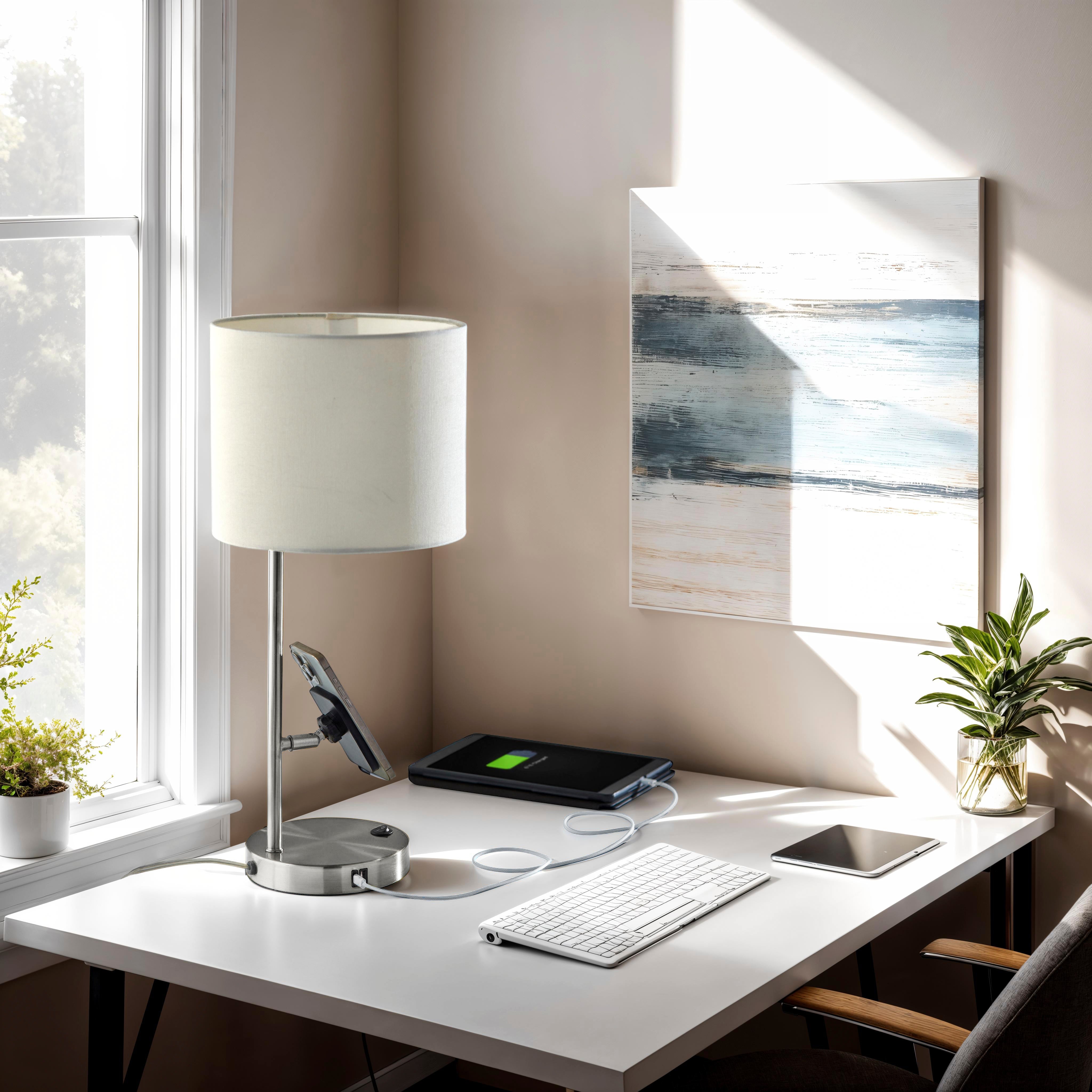Wyatt Supercharger Desk Lamp- Steel