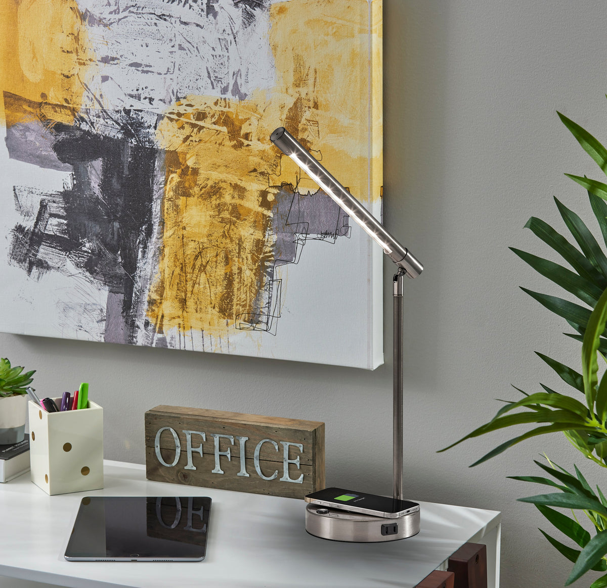 Dax LED Wireless Charging Desk Lamp