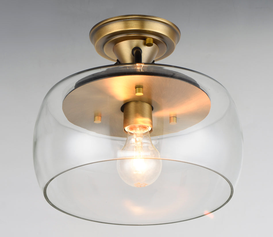 Goblet 1-Light Semi Flush Mount