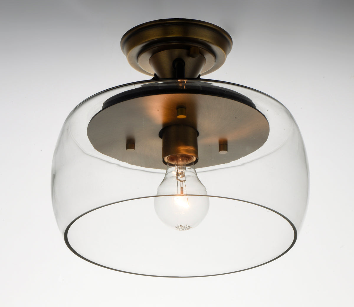 Goblet 1-Light Semi Flush Mount