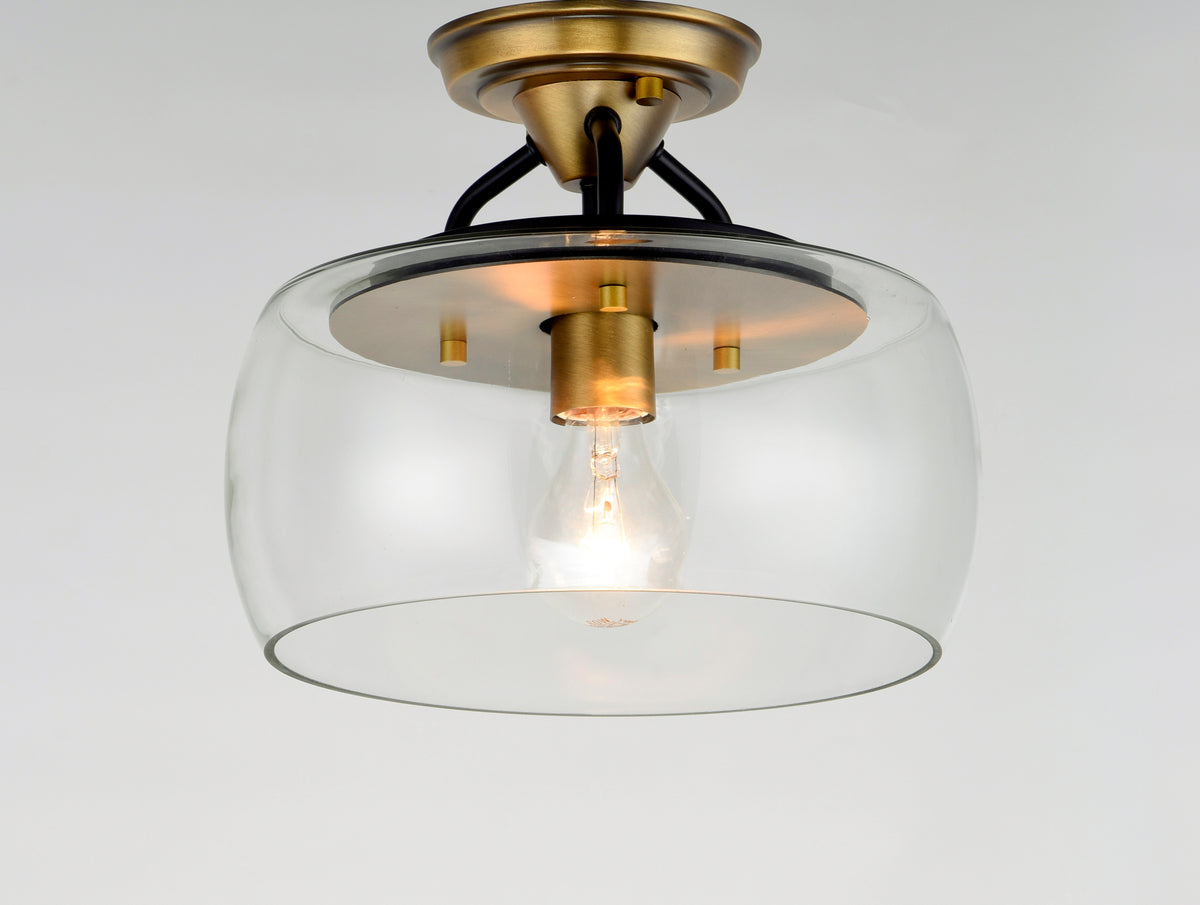Goblet 1-Light Semi Flush Mount