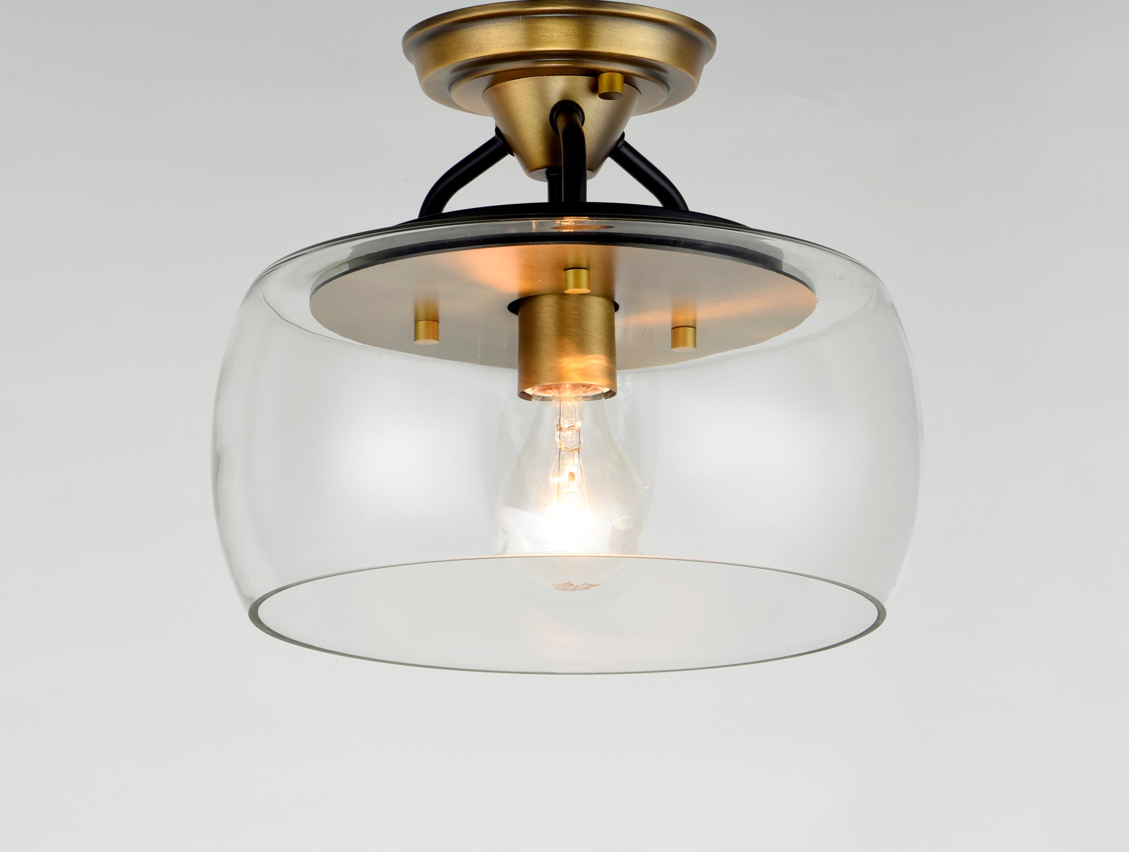 Goblet 1-Light Semi Flush Mount
