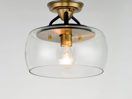 Goblet 1-Light Semi Flush Mount