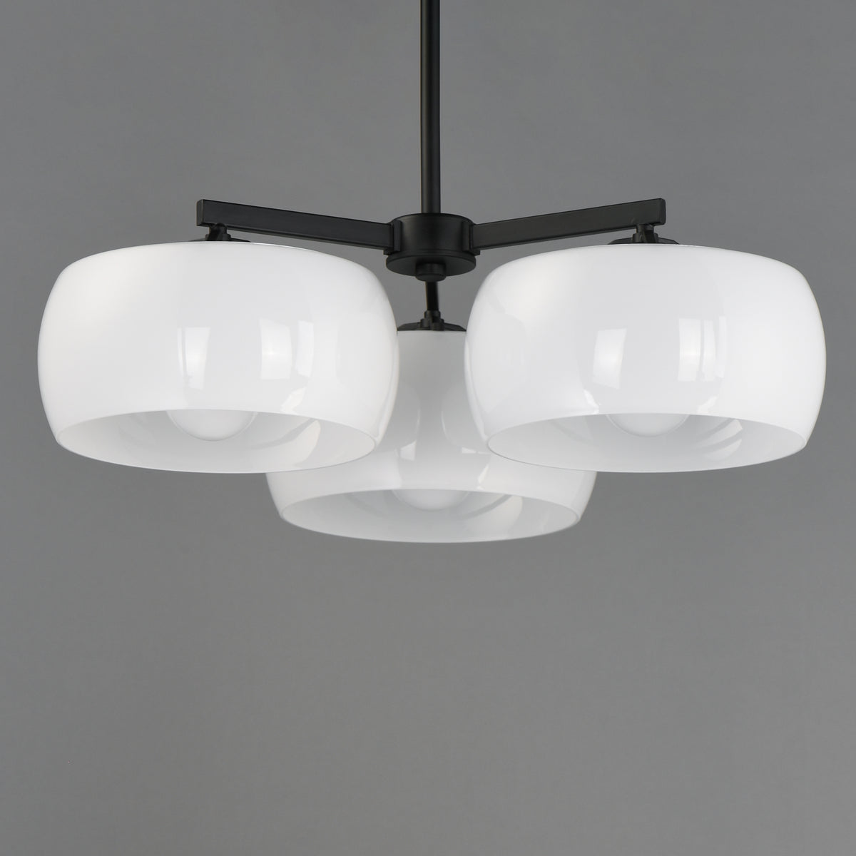 Glazed 3-Light Chandelier